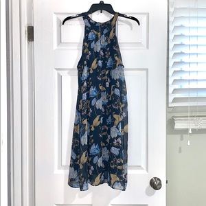 New York and Company floral shift dress size L